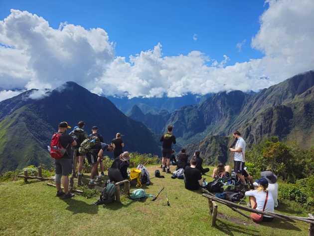 Watching Machu Pichu