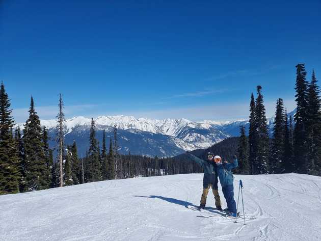 Callum and I on Slopes