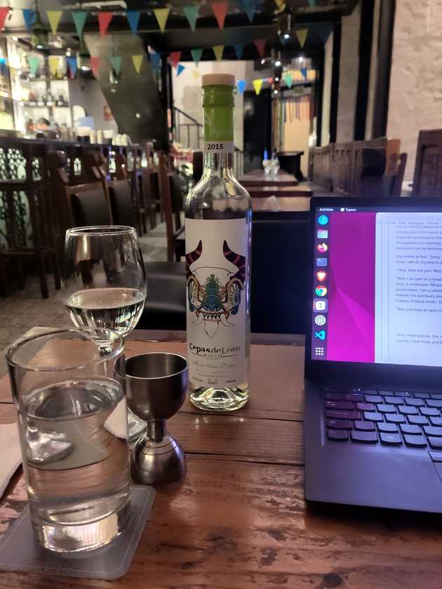 pisco writing